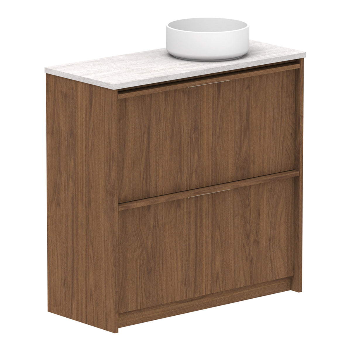 ADP Eli Ensuite 900mm Right Bowl Floor Standing Vanity ELIEAW0900WKRCP - The Blue Space