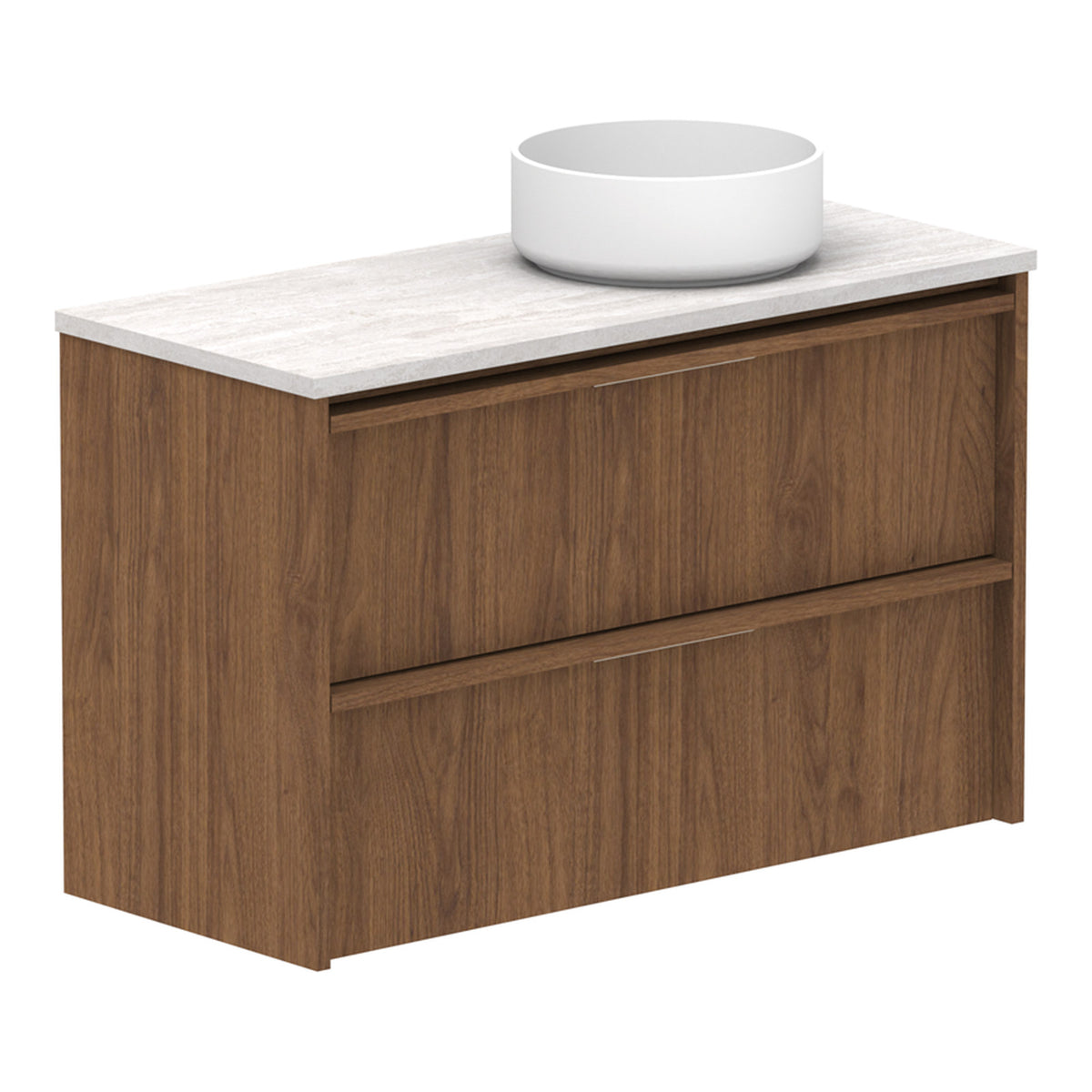 ADP Eli Ensuite 900mm Right Bowl Wall Hung Vanity ELIEAW0900WHRCS - The Blue Space