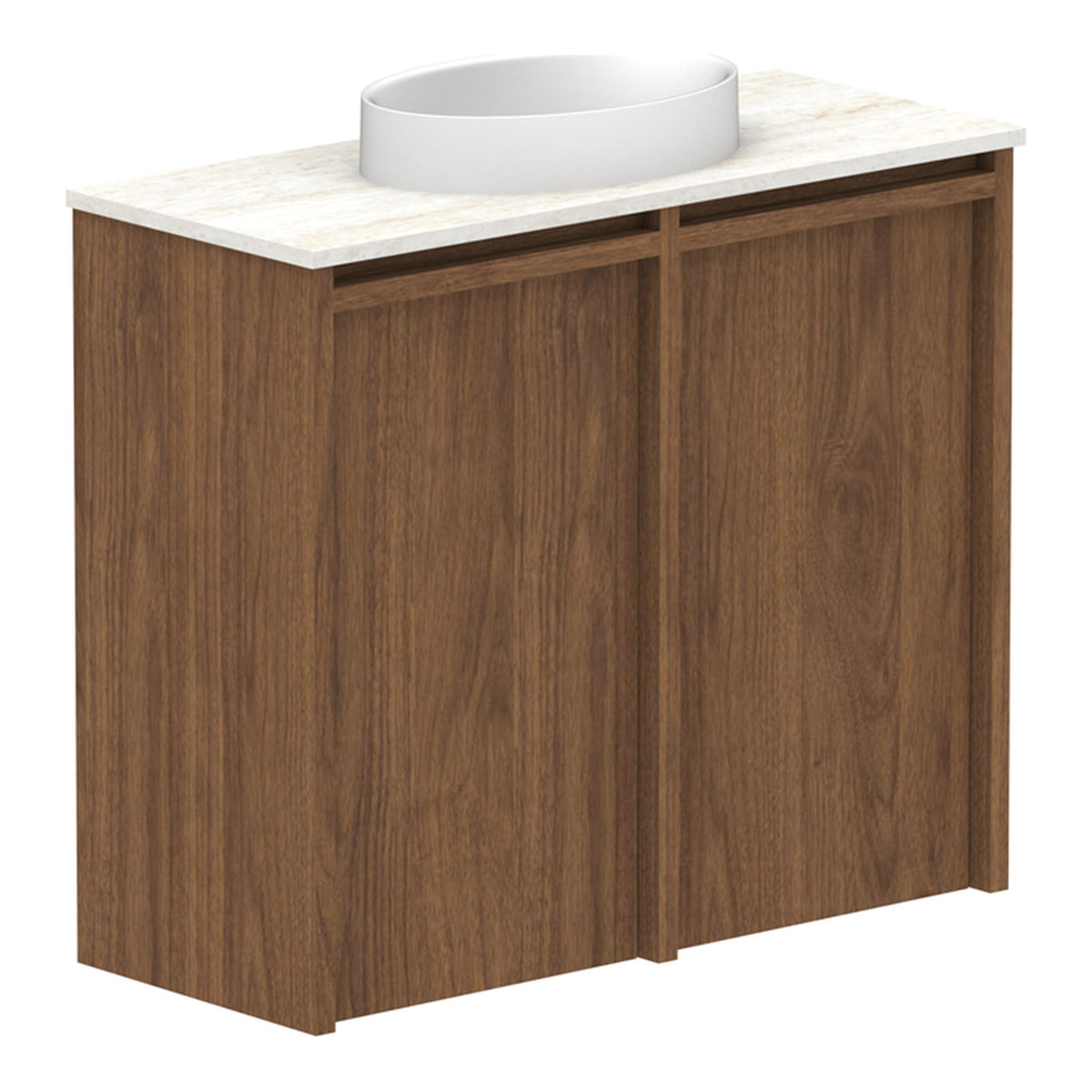 ADP Eli Mini 600mm Centre Bowl Wall Hung Vanity ELIMDS0600WHCDU - The Blue Space