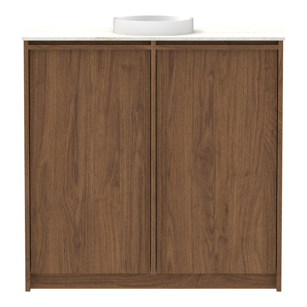 Front ADP Eli Mini 900mm Centre Bowl Floor Standing Vanity ELIMDT0900WKCDU - The Blue Space