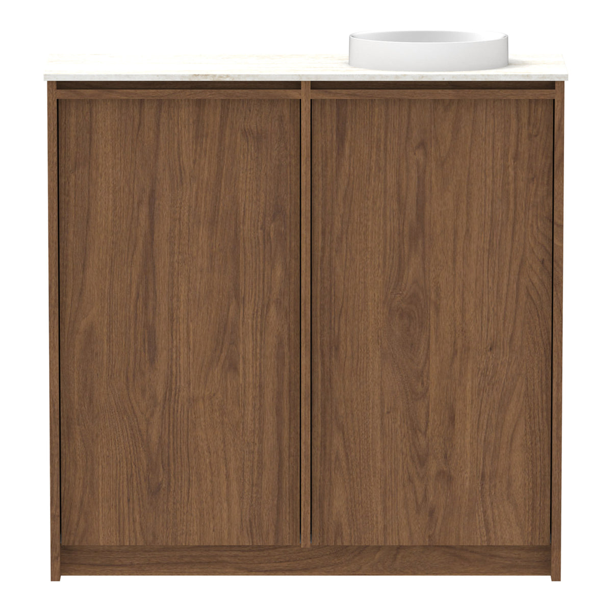 Front ADP Eli Mini 900mm Right Bowl Floor Standing Vanity ELIMDT0900WKRDU - The Blue Space