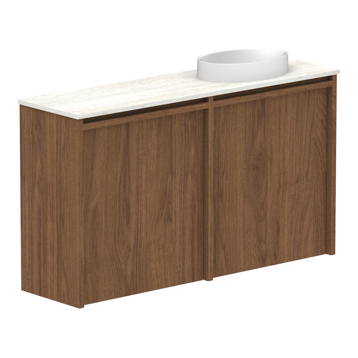 ADP Eli Mini 900mm Right Bowl Wall Hung Vanity ELIMDS0900WHRCS - The Blue Space