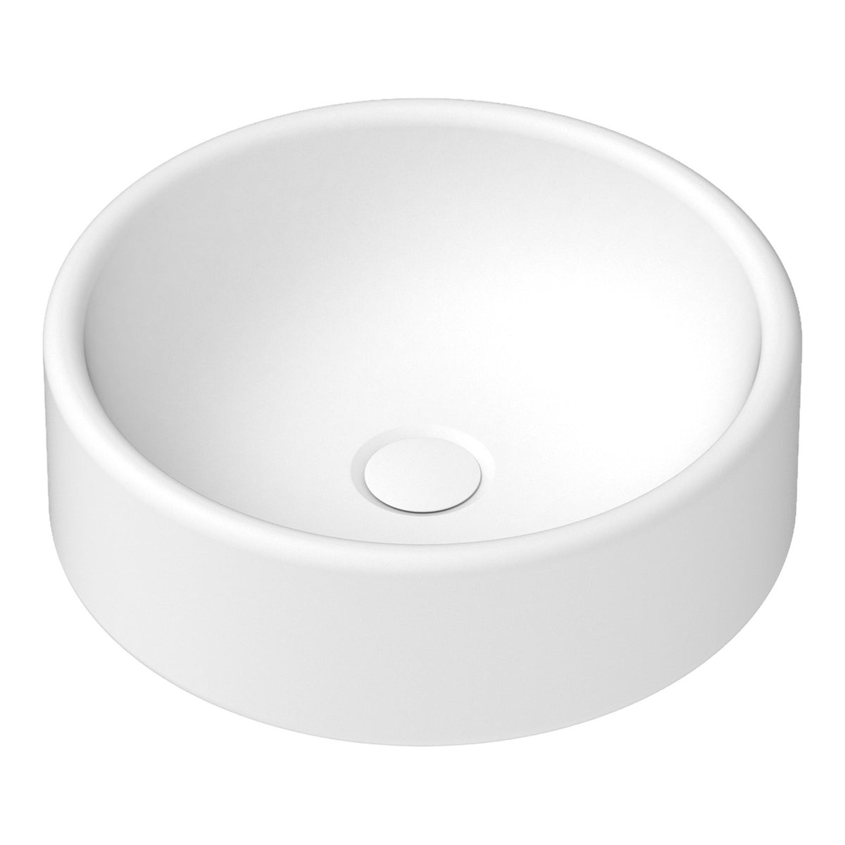 ADP Gerroa 390 Above Counter Basin - Matte White TOPCGER3939MW - The Blue Space