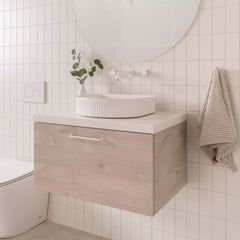 ADP Glacier Lite All Drawer Slim Vanity with Solid Surface Top