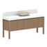 ADP Harper Floor Standing Vanity with Legs and Durasein Benchtop 1800mm Centre Bowl HARFAS1800FMCDU | The Blue Space