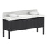 ADP Harper Floor Standing Vanity with Legs and Durasein Benchtop 1800mm Double Bowl HARFAS1800FMDDU | The Blue Space