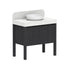 ADP Harper Floor Standing Vanity with Legs and Durasein Benchtop 900mm Centre Bowl HARFAS0900FMCDU | The Blue Space