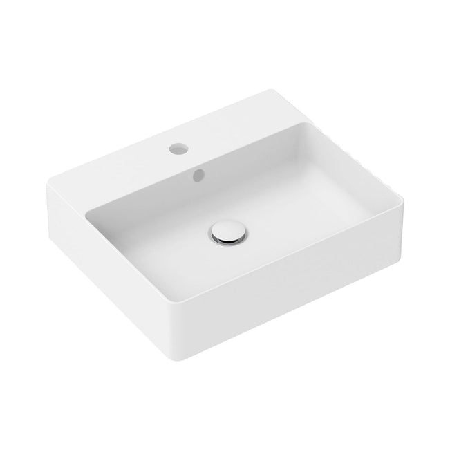 ADP Jack 500 x 420 Above Counter Basin Gloss White TOPCJAC5042GW - The Blue Space