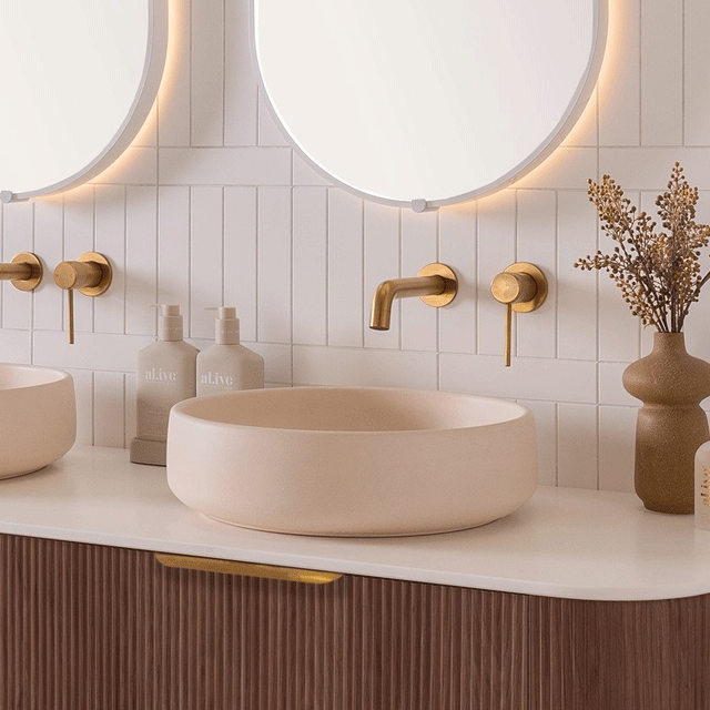 ADP Jeane Concrete Above Counter Basin - Butter, Online The Blue Space