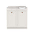 ADP Mabel Mini Freestanding Vanity with Cherry Pie Benchtop - 900mm Right Bowl MABMDT0900WKRCP | The Blue Space
