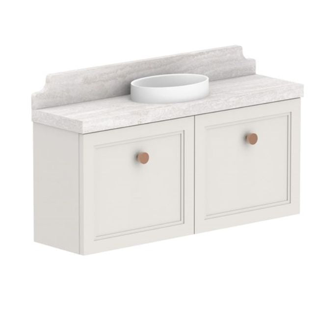 ADP Mabel Mini Wall Hung Vanity with Durasein Benchtop - 900mm Centre Bowl MABMDS0900WHCDU | The Blue Space
