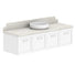 ADP Mabel Wall Hung Vanity With Durasein Benchtop - 1500mm Single Basin MABFCS1500WHCDU | The Blue Space
