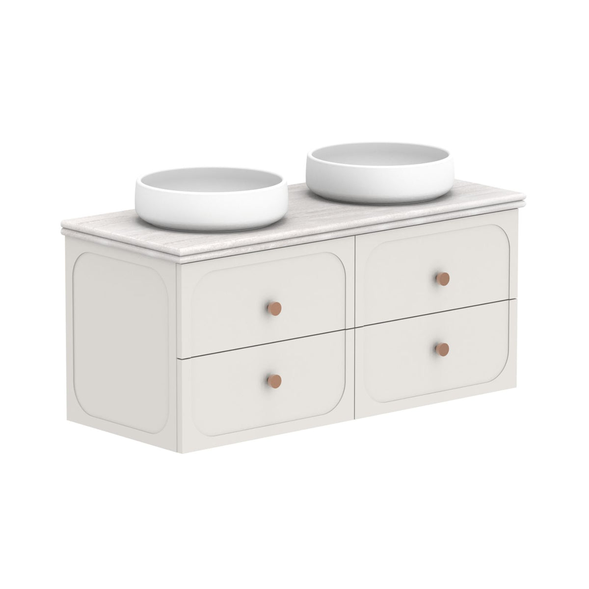 ADP Madden Wall Hung Vanity with Manor Cherry Pie Benchtop MADFAW1200WHDCP - The Blue Space