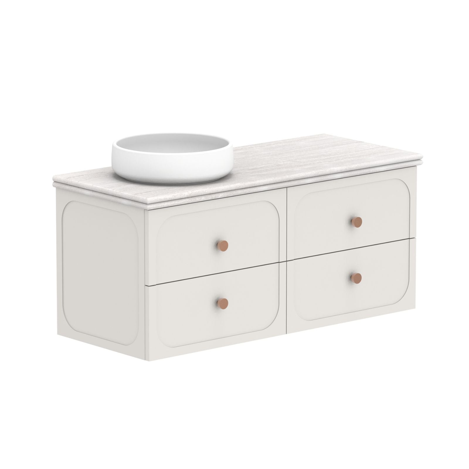 ADP Madden Wall Hung Vanity with Manor Cherry Pie Benchtop MADFAW1200WHLCP - The Blue Space