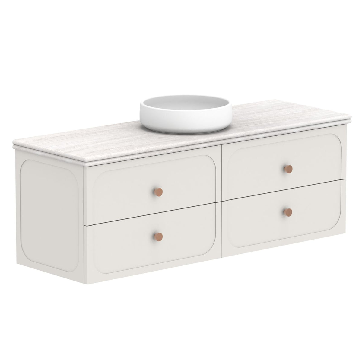 ADP Madden Wall Hung Vanity with Manor Cherry Pie Benchtop MADFAW1500WHCCP - The Blue Space