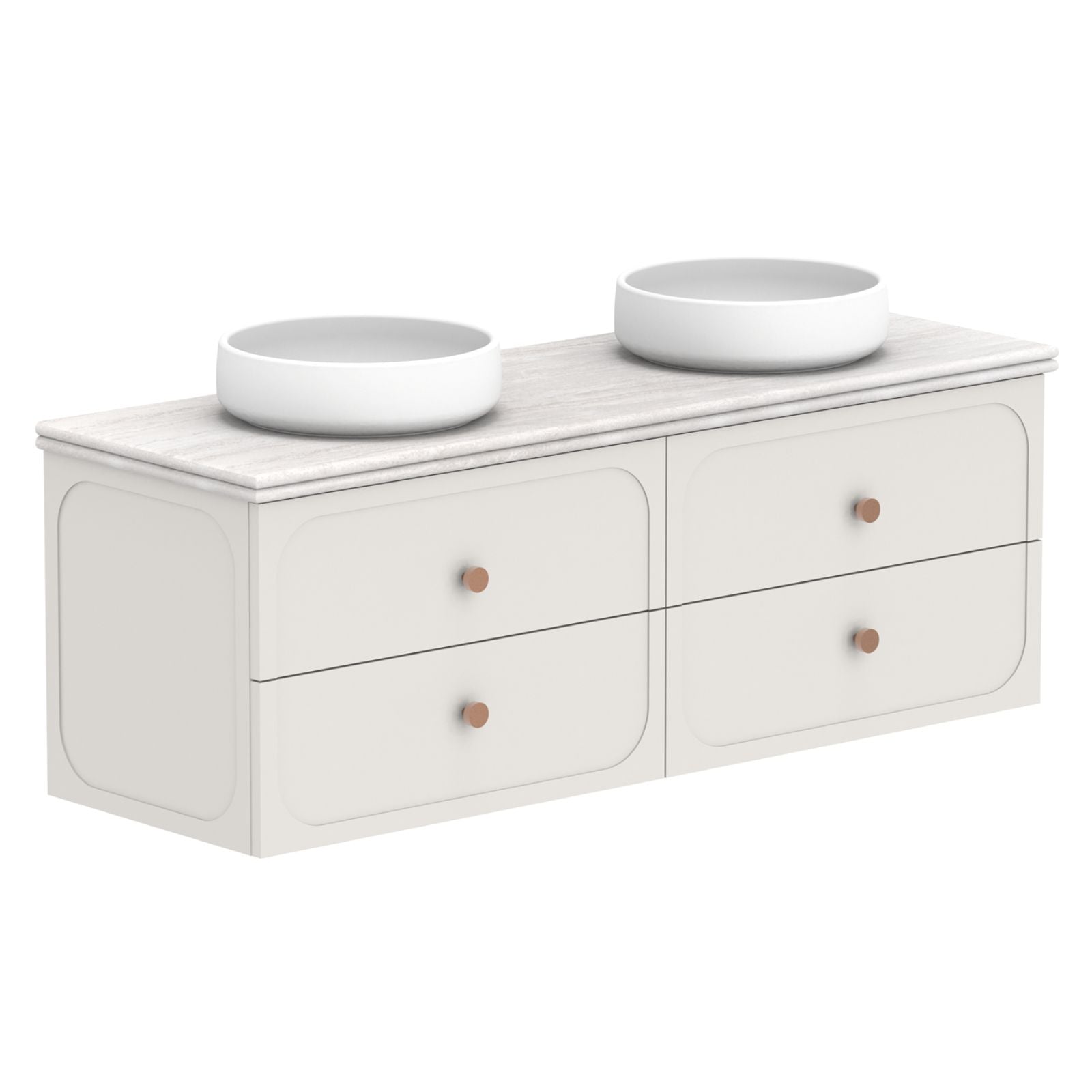ADP Madden Wall Hung Vanity with Manor Cherry Pie Benchtop MADFAW1500WHDCP - The Blue Space