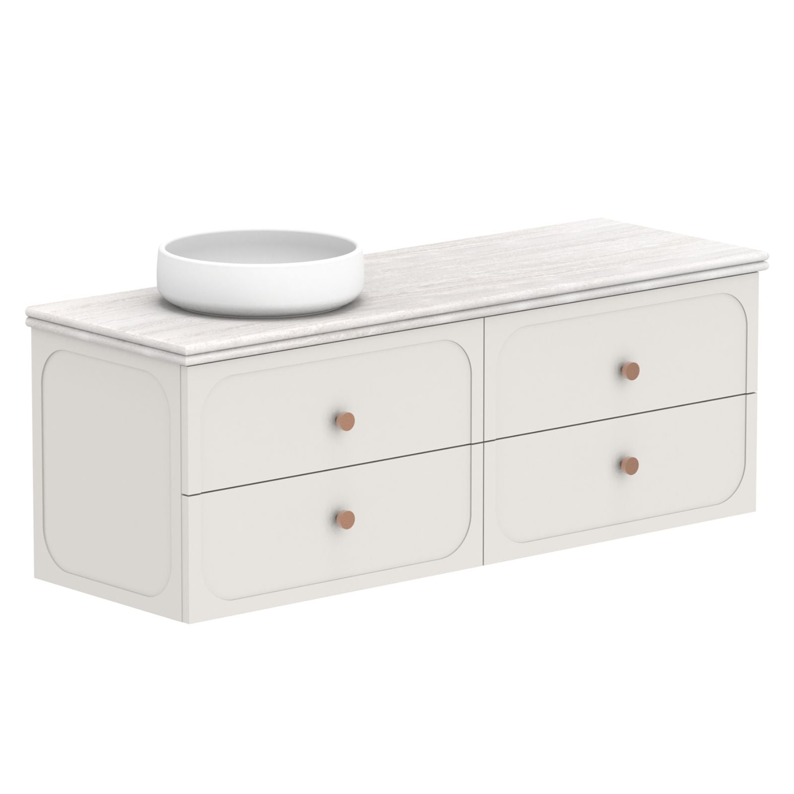 ADP Madden Wall Hung Vanity with Manor Cherry Pie Benchtop MADFAW1500WHLCP - The Blue Space