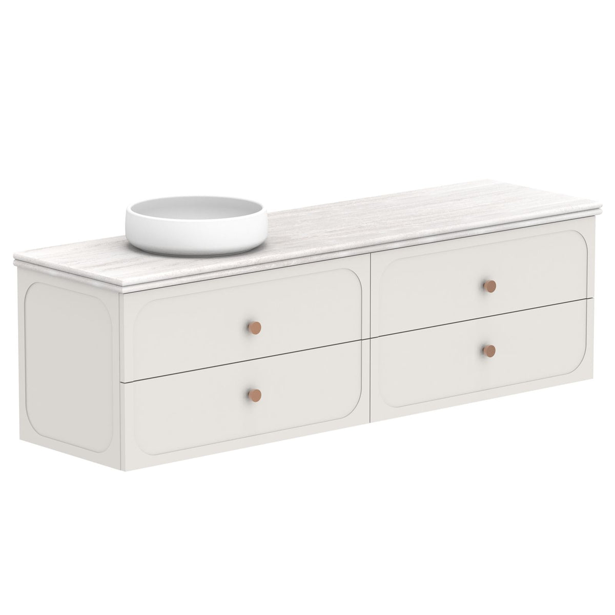 ADP Madden Wall Hung Vanity with Manor Cherry Pie Benchtop MADFAW1800WHLCP - The Blue Space
