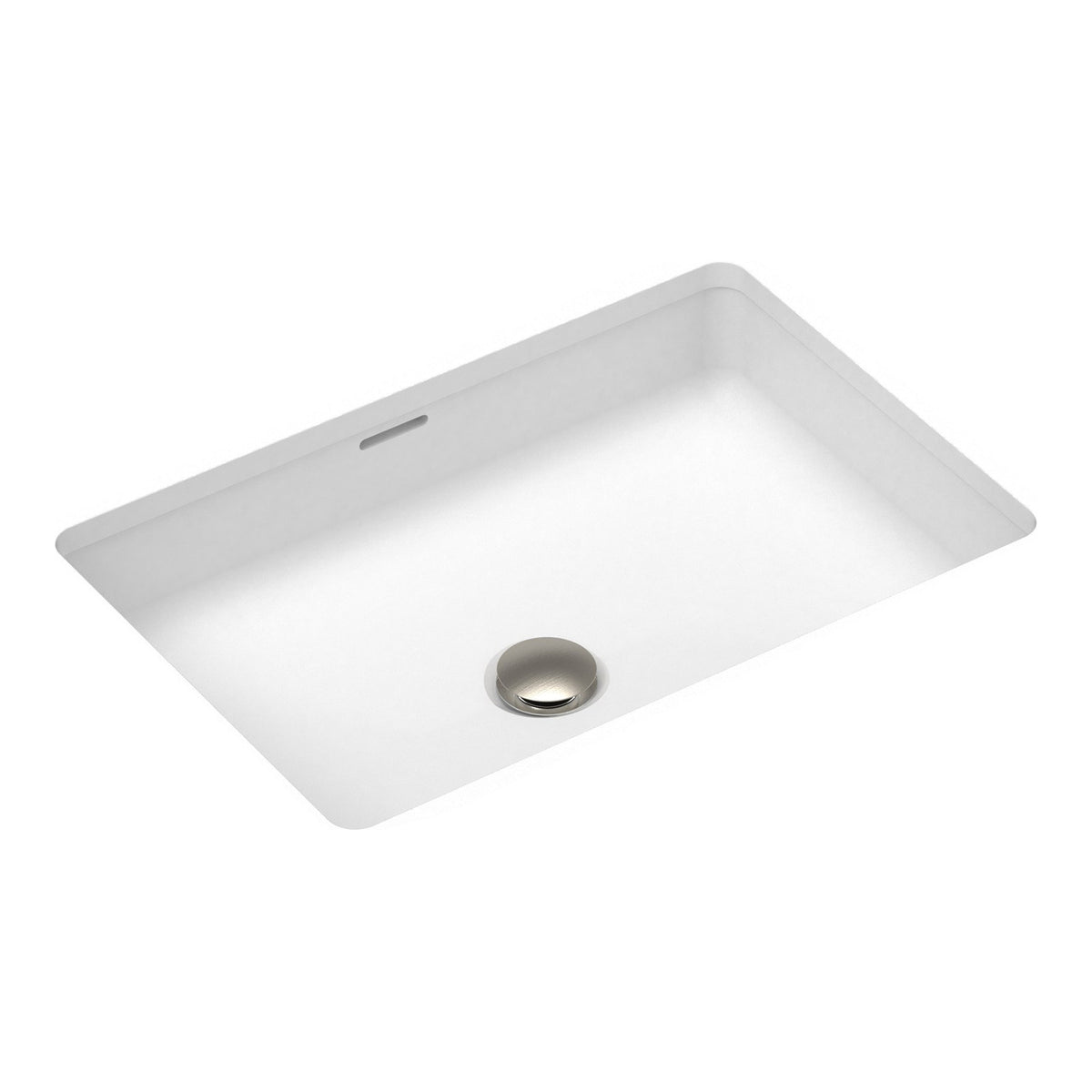 Overflow ADP Miranda 550 x 380 Under Counter Basin - Matte White TOPCMIR5538MW - The Blue Space