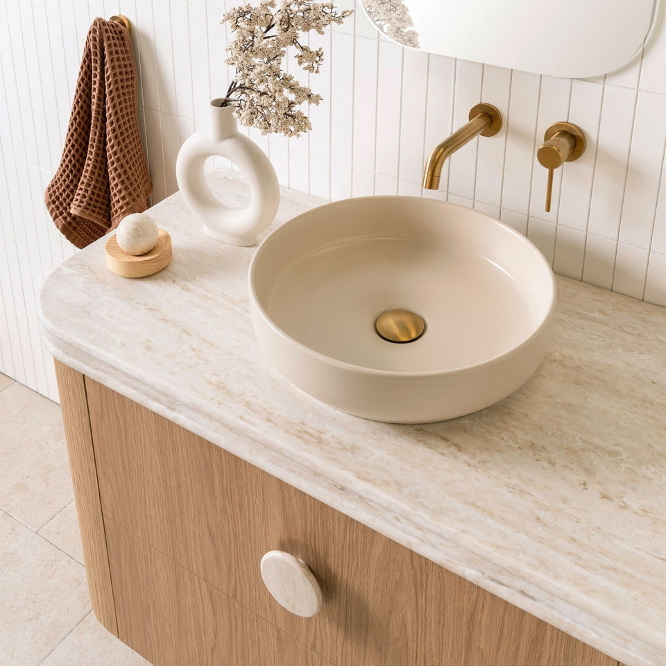 ADP Monroe 400mm Above Counter Basin Matte Ivory