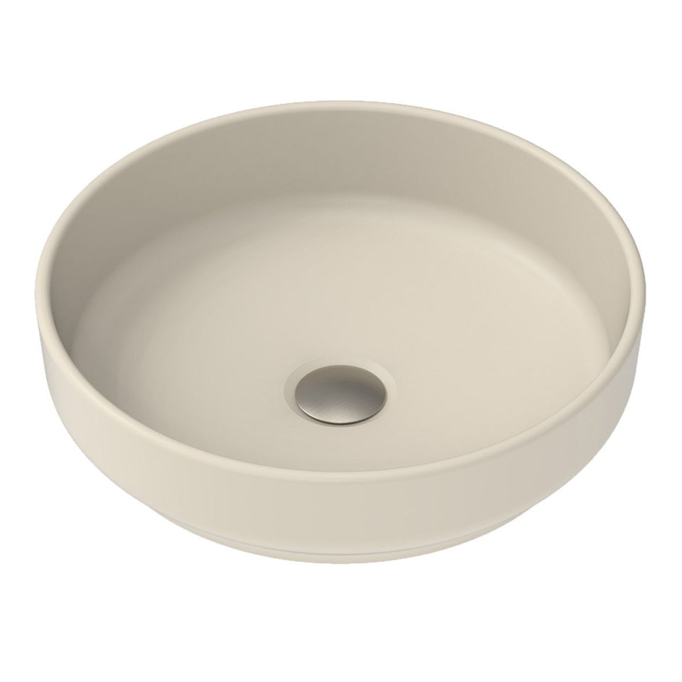 ADP Monroe 400mm Above Counter Basin Matte Ivory