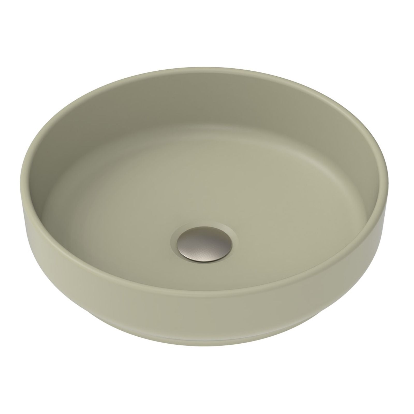 ADP Monroe 400mm Above Counter Basin Matte Olive TOPCMNR400MO - The Blue Space