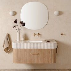 Lifestyle1 ADP Surry Imperial Wall Hung Vanity with Imperial Top SURFAS1200WHCSS - The Blue Space