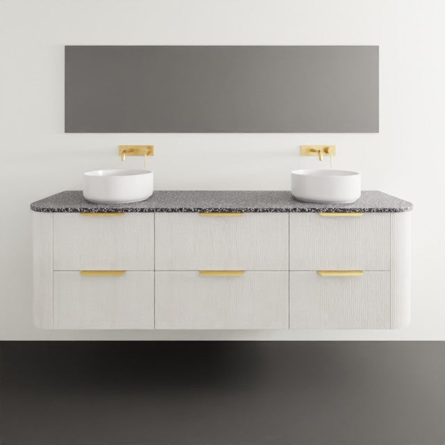 ADP Thirroul Wall Hung Vanity with Durasein Benchtop 1800mm Double Bowl THIFAW1800WHDDU | The Blue Space