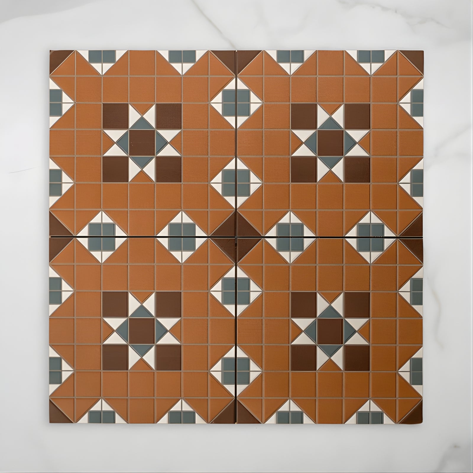 Pattern no Hand Alicante Shrewsbury Matt Cushioned Edge Porcelain Tile 316x316mm 3FEDYOM - The Blue Space