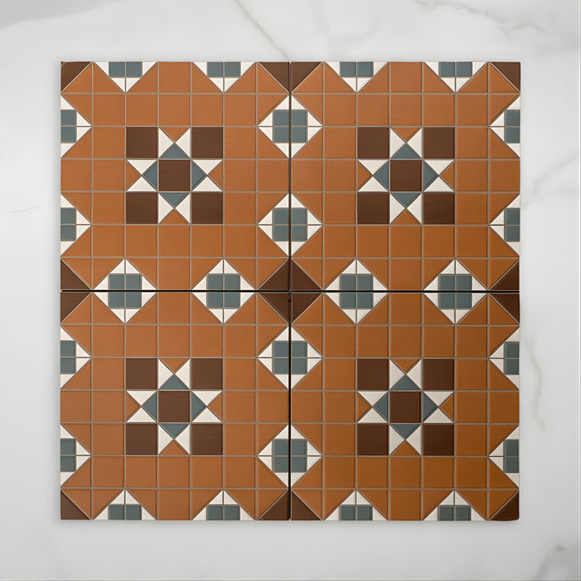 Pattern no Hand Alicante Shrewsbury Matt Cushioned Edge Porcelain Tile 316x316mm 3FEDYOM - The Blue Space