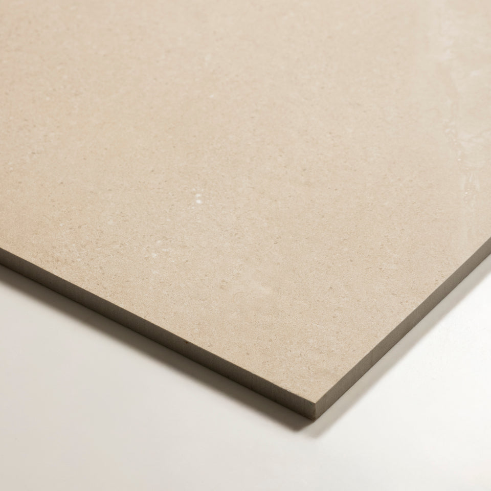 Ardenne Beige Travertine Look Porcelain Tile P4 600×600mm