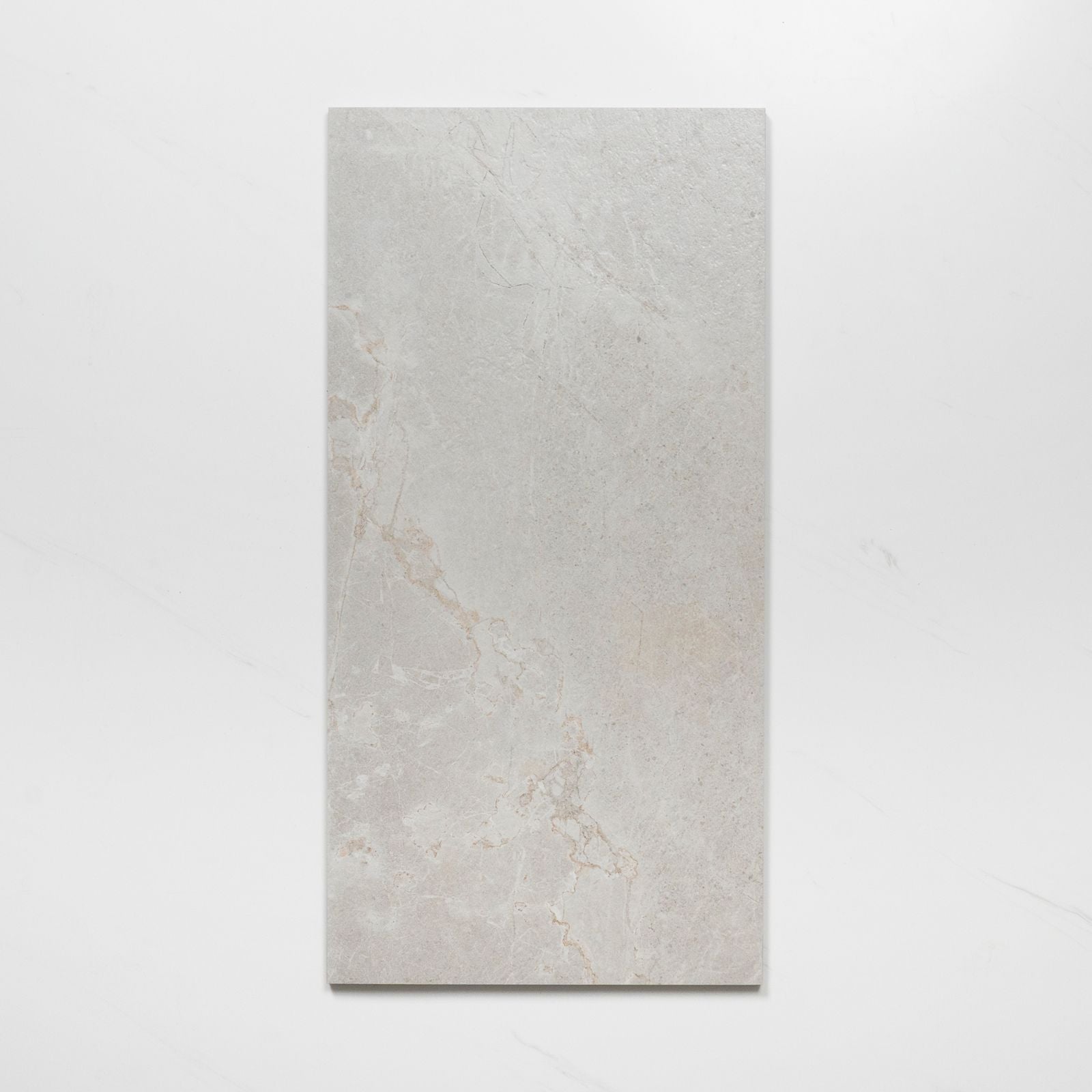 Single No Hand Auralis Off White Honed Porcelain Tile 300 x 600mm 36ARDSVH - The Blue Space
