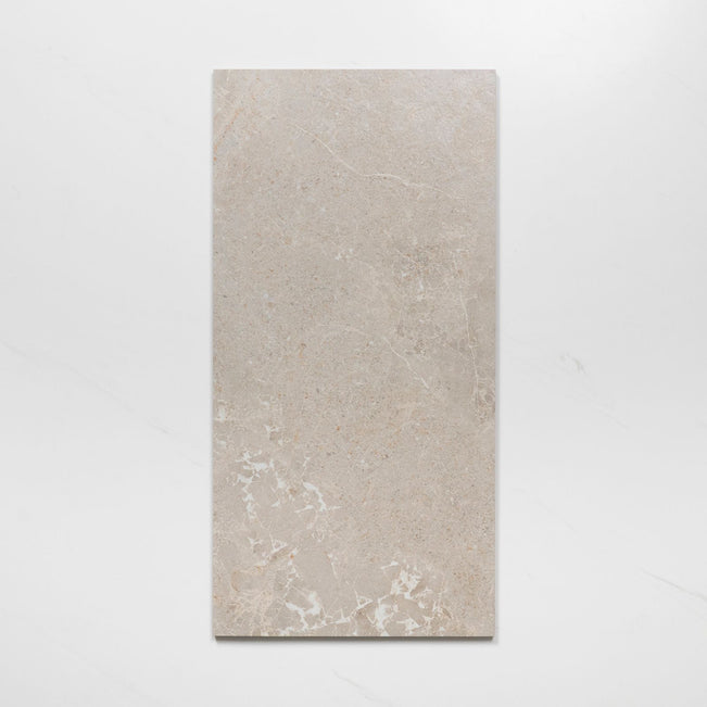 Single Auralis Taupe Honed Porcelain Tile 600 x 1200mm 612ARDGEH - The Blue Space