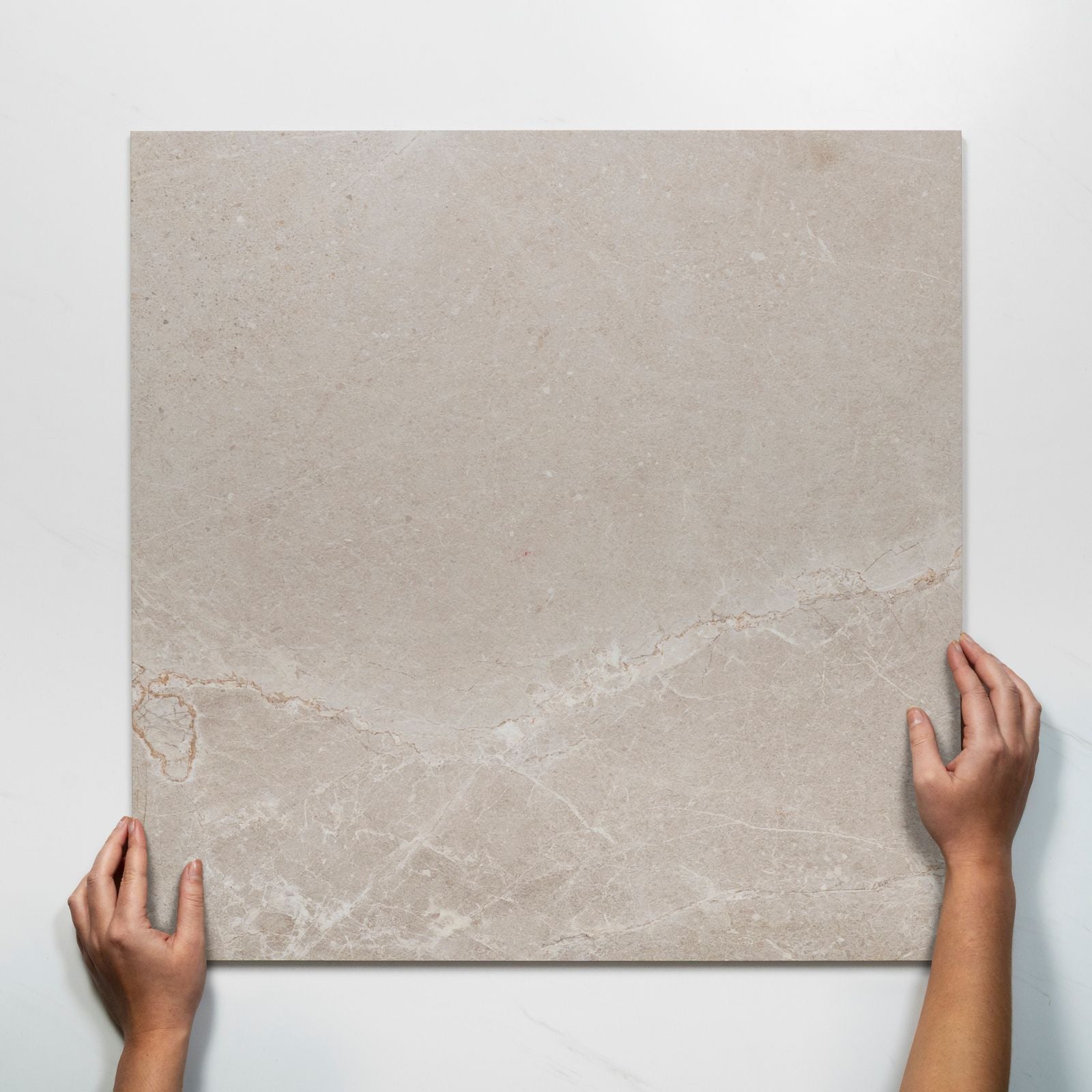 Single With Hand Auralis Taupe P5 External Porcelain Tile 600 x 600mm 6ARDGEX - The Blue Space