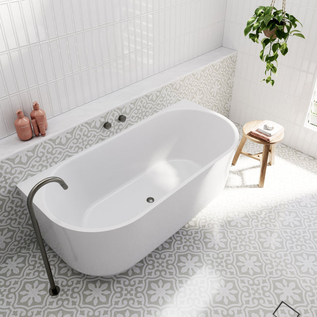 Lifestyle 1 Bao Elegant 1500mm Back to Wall Bath BAO200115 - The Blue Space