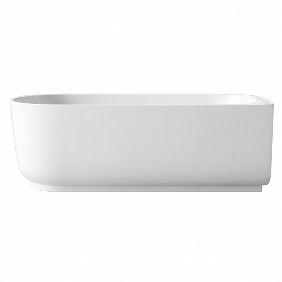 Bao Elegant 1700mm Back to Corner Bath - Matte White