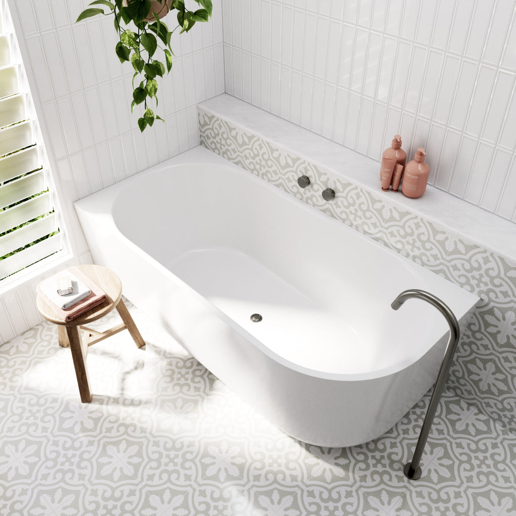 Bao Elegant 1700mm Back to Corner Bath - Image 1