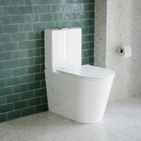 Lifestyle 1 Bao Elegant Raised Height Rimless Back to Wall Toilet Suite BAOBTW10 - The Blue Space