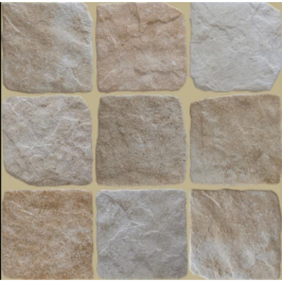 Beige Settlers Cobble Stone 150 x 150mm Porcelain
