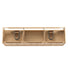Byron Fluted Woodland Oak Wall Hung Cabinet Only 1800mm Double Bowl BYW1800L - The Blue Space