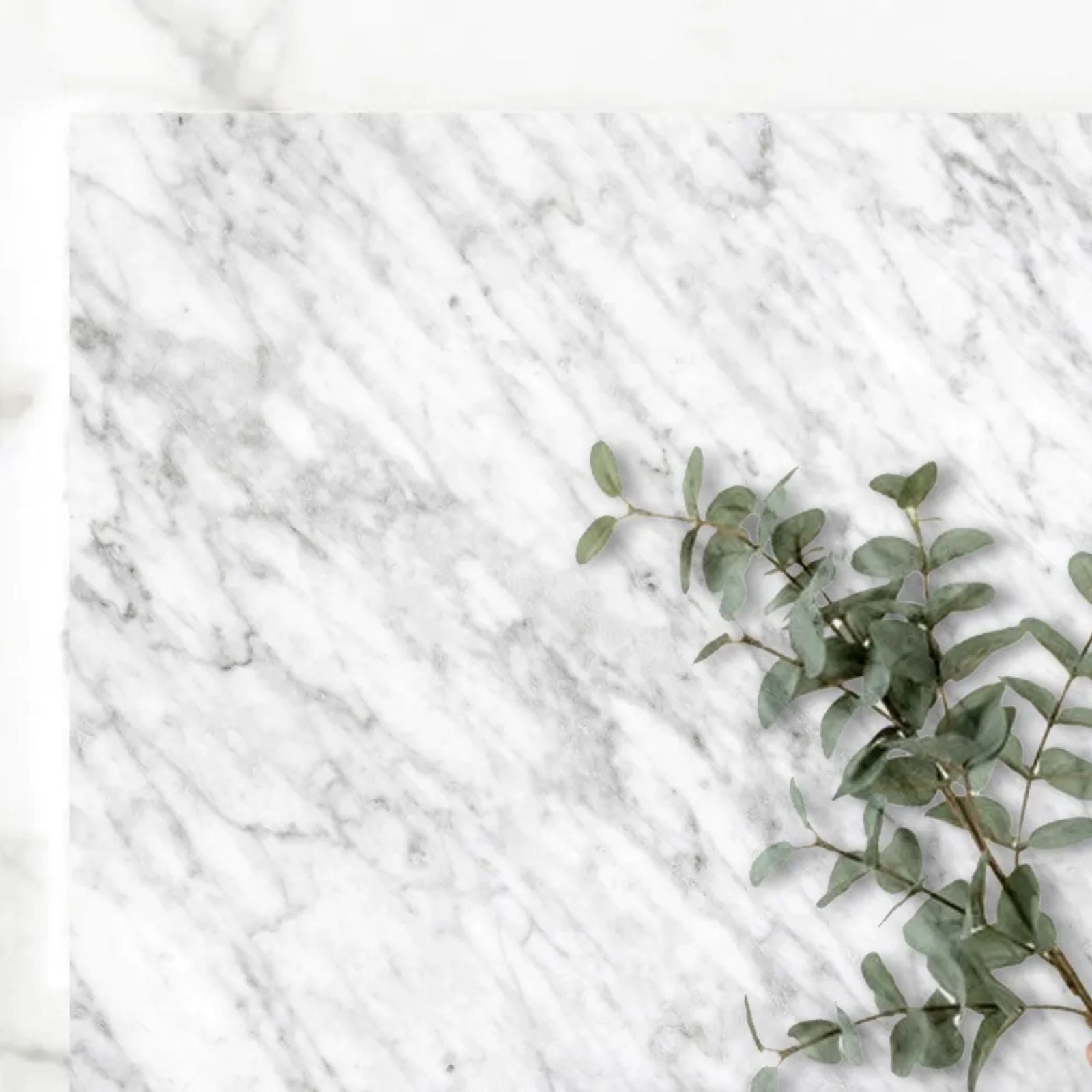 Top Byron Fluted Woodland Oak Wall Hung Vanity with Natural Carrara Marble Top - The Blue Space