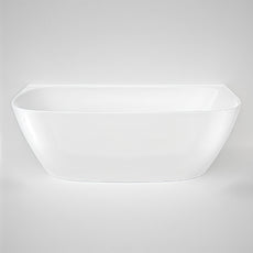 Caroma Contura II 1700mm Back to Wall Freestanding Bath - White CII7WFW - The Blue Space