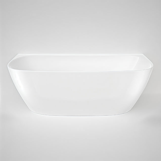 Caroma Contura II 1700mm Back to Wall Freestanding Bath - White CII7WFW - The Blue Space