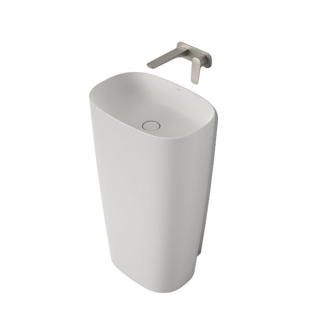 Caroma Contura II 530mm Freestanding Basin - Matte White 853500MW - The Blue Space
