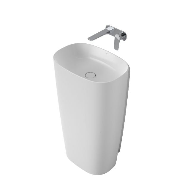 Caroma Contura II 530mm Freestanding Basin - White 853500W - The Blue Space