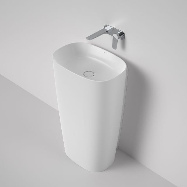 Lifestyle Caroma Contura II 530mm Freestanding Basin - White 853500W - The Blue Space