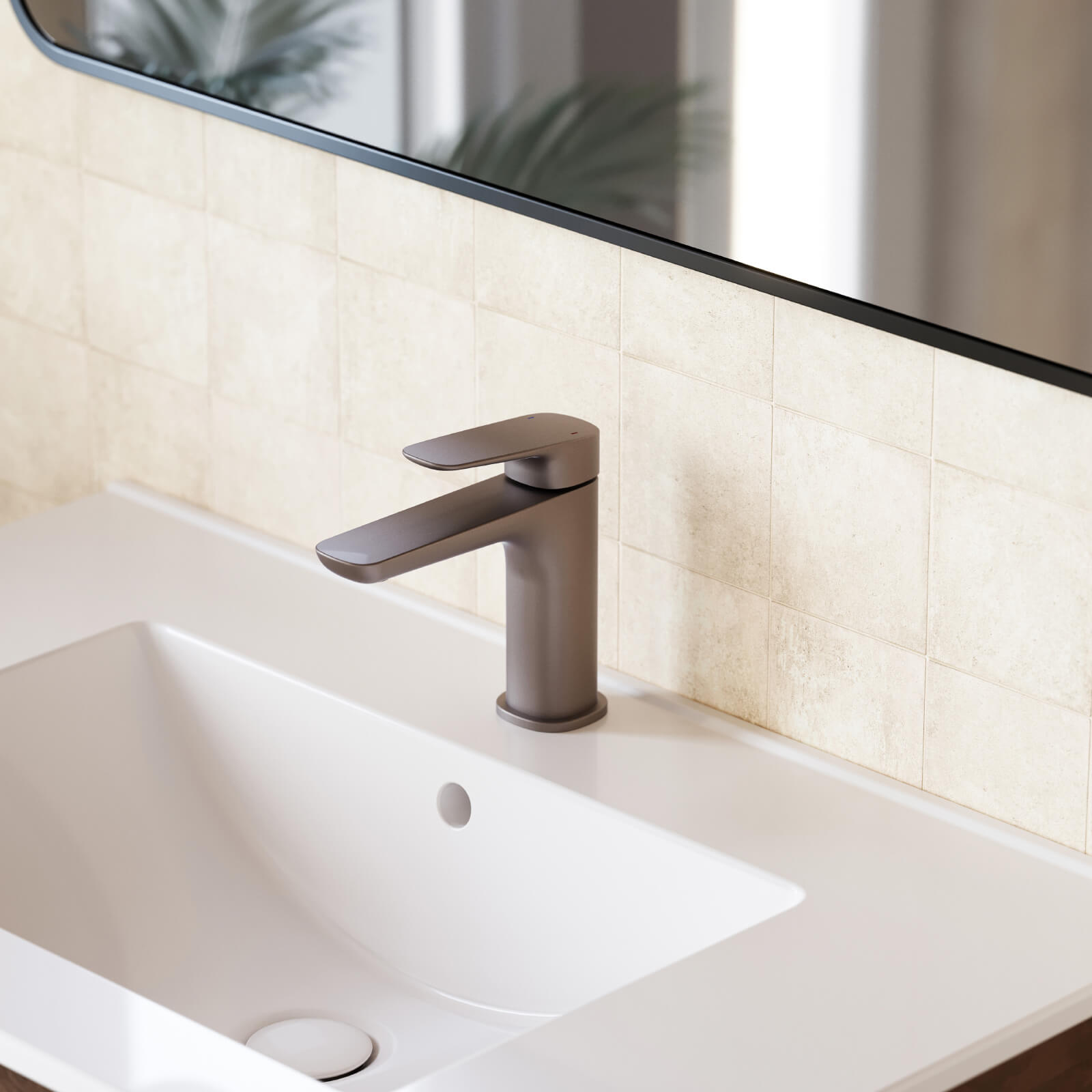 Caroma Contura II Basin Mixer - Brushed Bronze 849050BBZ6AF  | The Blue Space