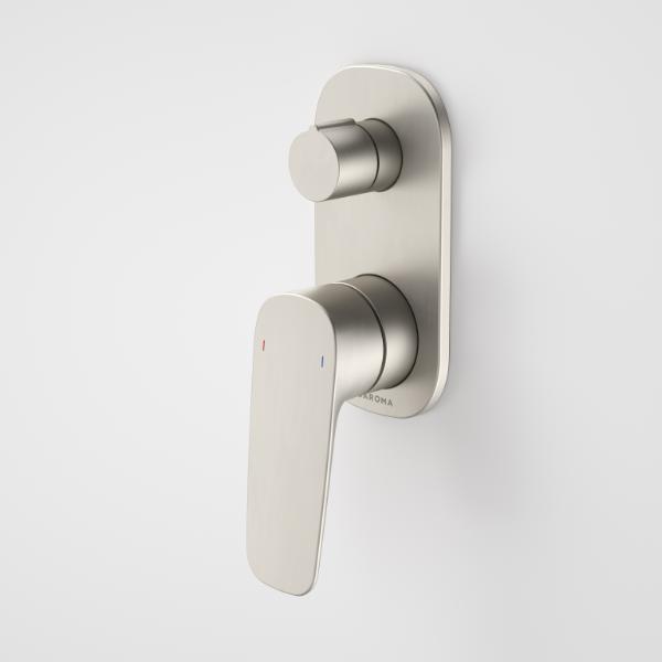 Caroma Contura II Bath/Shower Mixer with Diverter - Brushed Nickel 849057BN