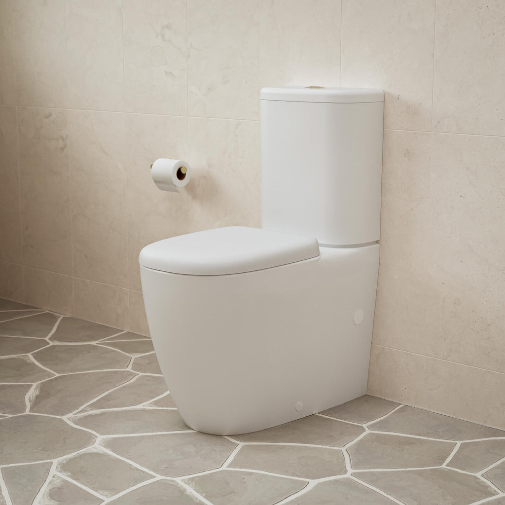 Caroma Contura II Cleanflush Wall Faced Close Coupled Suite - Matte White