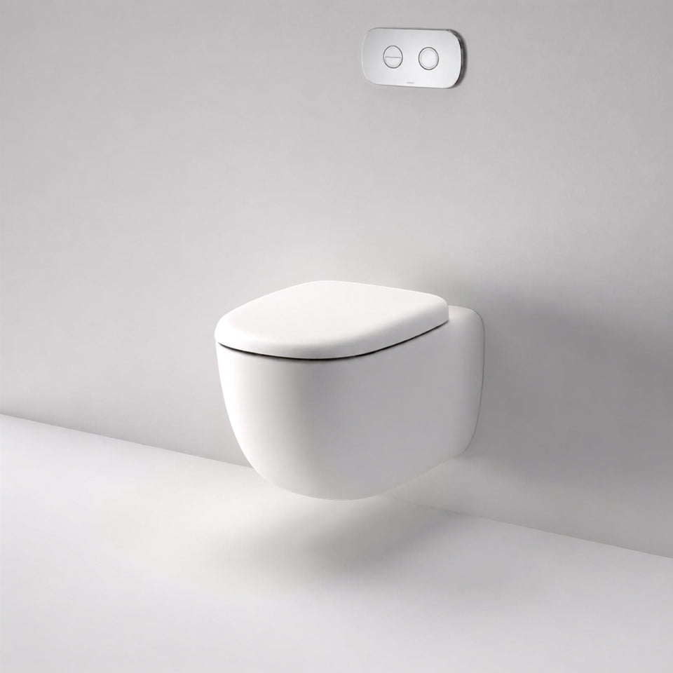 Caroma Contura II Cleanflush Wall Hung Invisi Series II Suite GermGard - Matte White